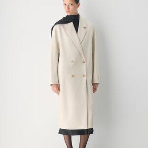 NWT Aritzia The Slouch Coat - (Re)ssential Matte Pearl